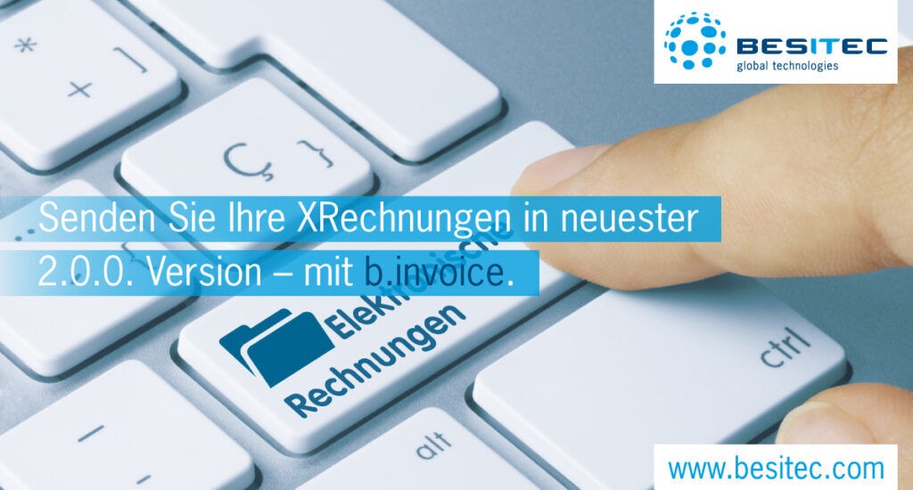 Beitragsbild Besitec XRechnung2.0.0