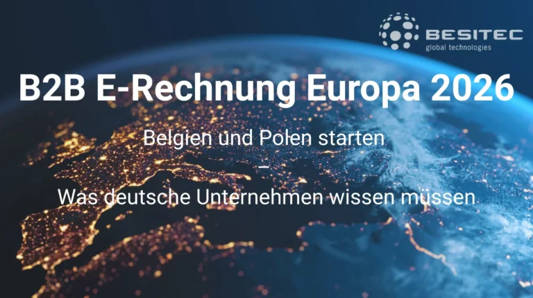 B2B E-Rechnung Europa 2026
