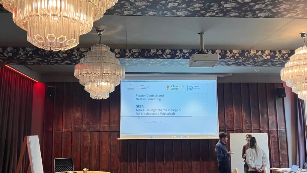 GEBA elektronische Geschäftsadresse